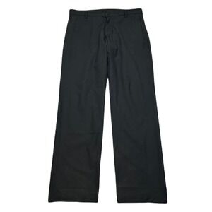 Kirkland Signature Golf‎ Pants Mens 34x34 Black Flat Front Dress